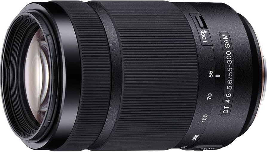 Amazon.com : Sony 55-300mm DT f/4.5-5.6 SAM Telephoto Zoom A-Mount