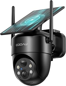 Amazon.com: COOAU Solar Security Cameras Wireless Outdoor – Low