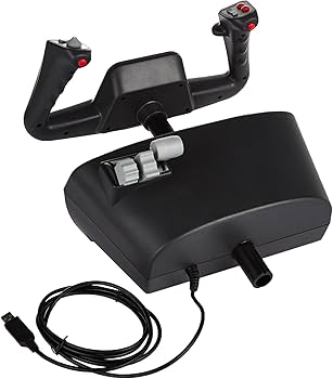 CH Products Flight Sim Yoke USB (200-615) Black : Amazon.sg: Video