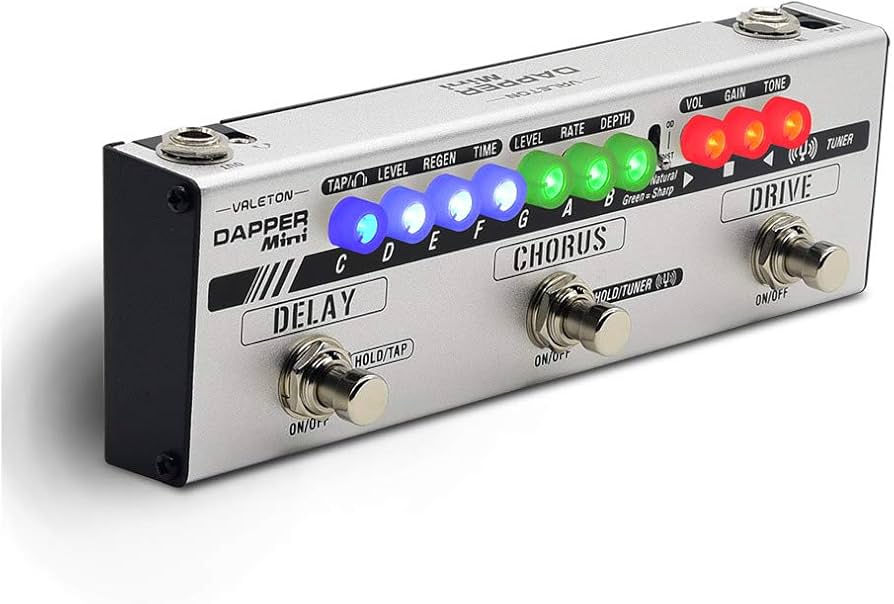 Amazon | Valeton Dapper Mini マルチエフェクター | ディストーション