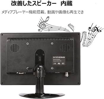 Amazon.co.jp: 10.1インチ 液晶 小型 モニター IPS 1280*800 全視野
