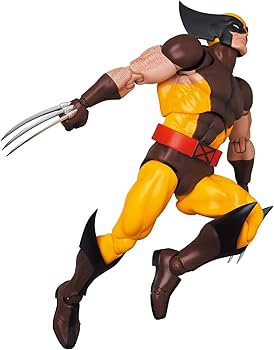 Medicom Toy MAFEX No. 138 Wolverine (BROWN COMIC Ver.) Total
