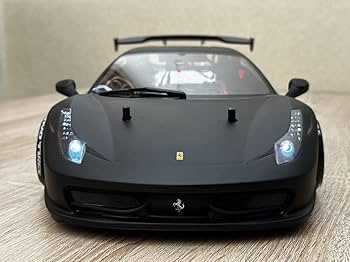 Amazon.co.jp: 1/10 RC フェラーリ458 カスタム ボディ マットブラック