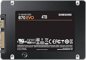 Amazon.com: SAMSUNG 870 EVO 4TB 2.5 Inch SATA III Internal SSD (MZ