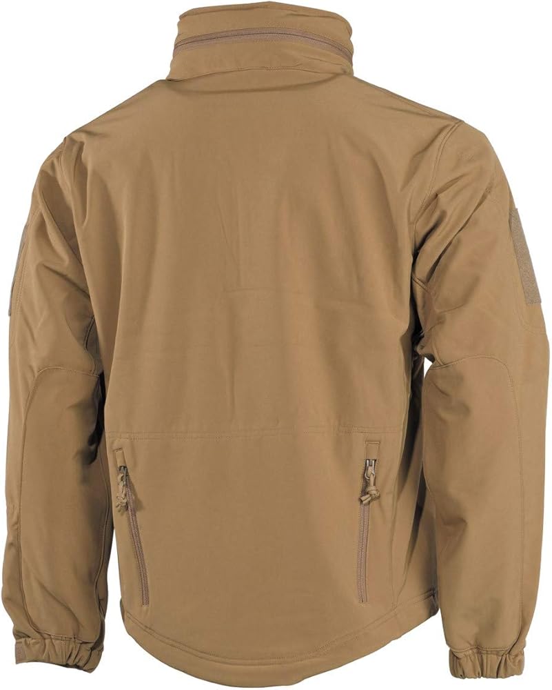 MFH Men's Scorpion Soft Shell Jacket Coyote Tan Size M at Amazon