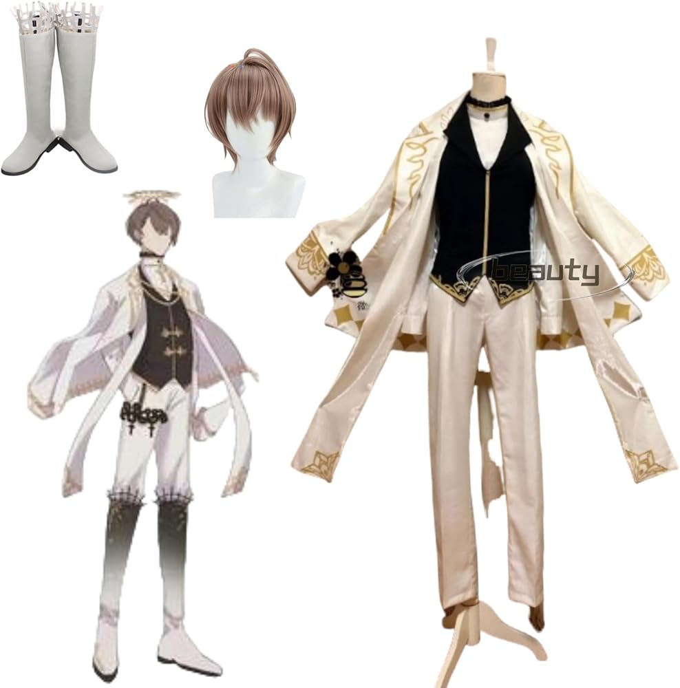 Amazon | [Beauty 出品] 実物撮影！vtuber 加賀美ハヤト 天使 衣装