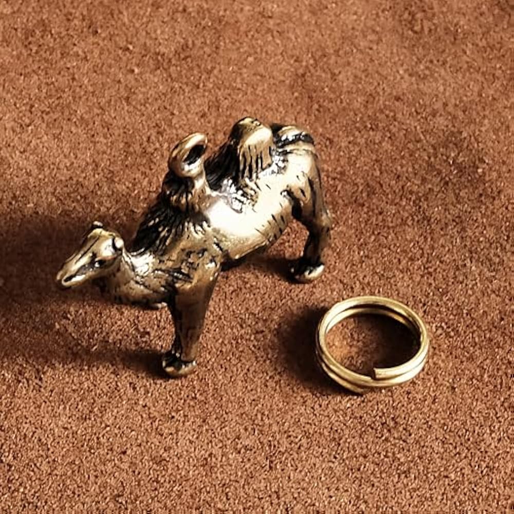 Amazon.co.jp: [BRASS STORE] 真鍮 キーホルダー（ラクダ）らくだ 駱駝