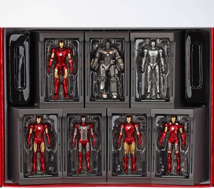 Amazon.co.jp: ZD TOYS マーベルスタジオ:アイアンマン 7体セット