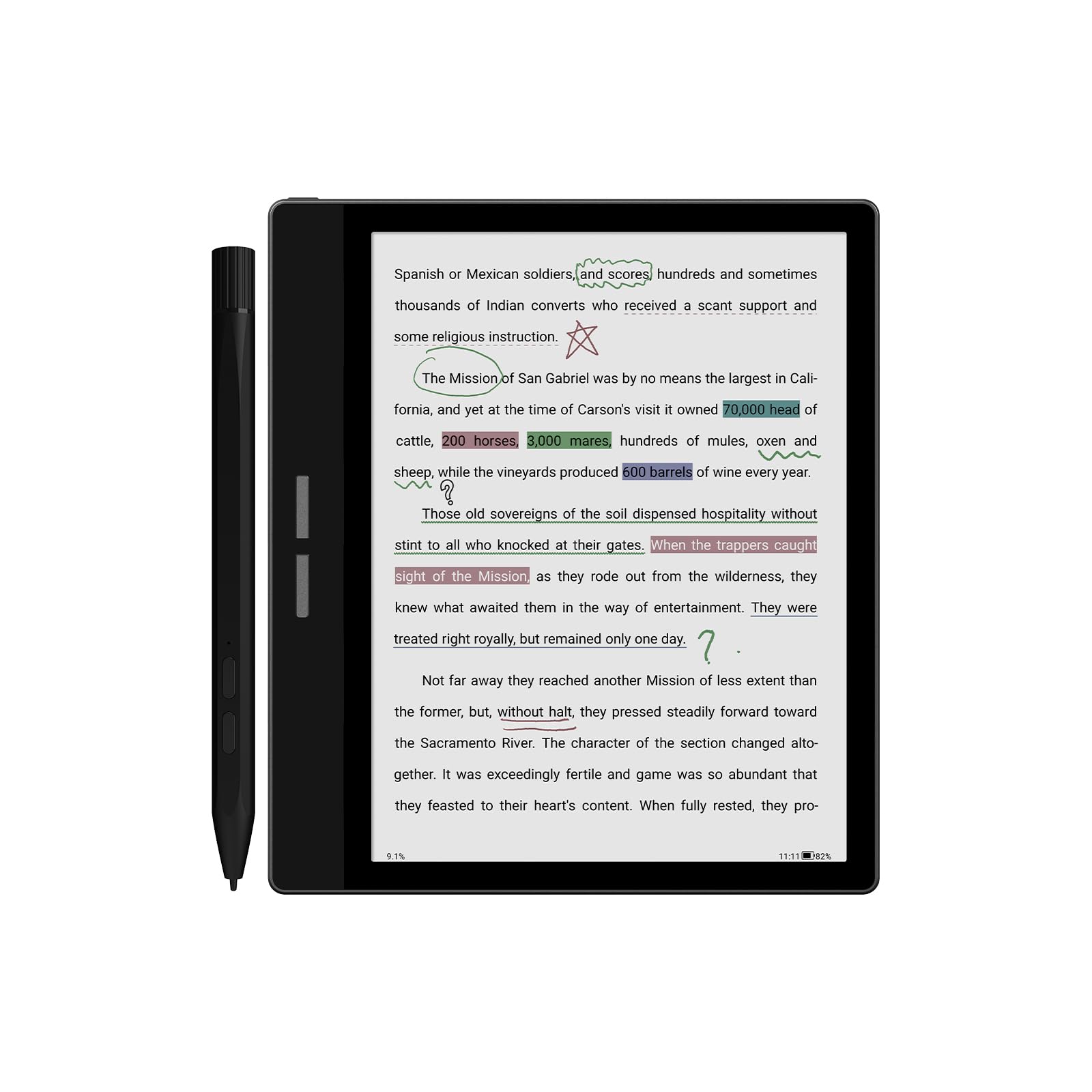 Amazon.com: Bigme B751C Color ePaper Tablet 7 Inch for Note-Taking