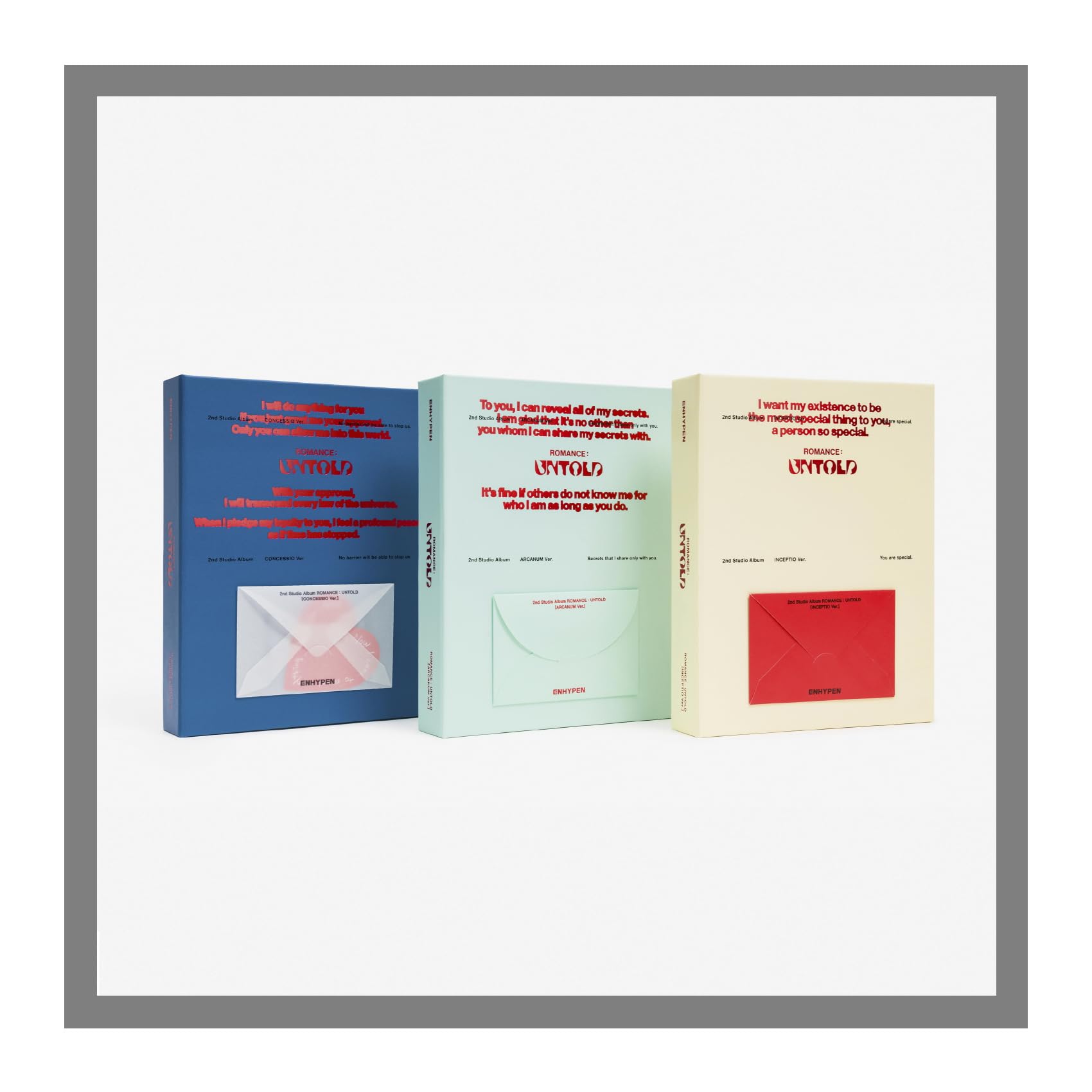 Amazon.co.jp: ENHYPEN ROMANCE : UNTOLD 2nd Album with Tracking EN