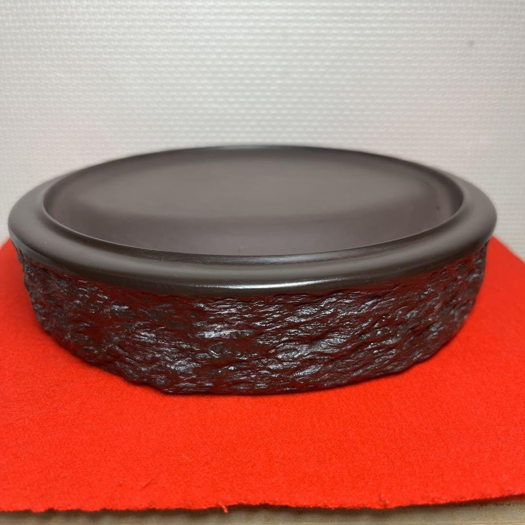 Amazon.co.jp: 赤間硯大型日月硯 2.3kg超 共桐箱付 昭竜山 下井百合昭