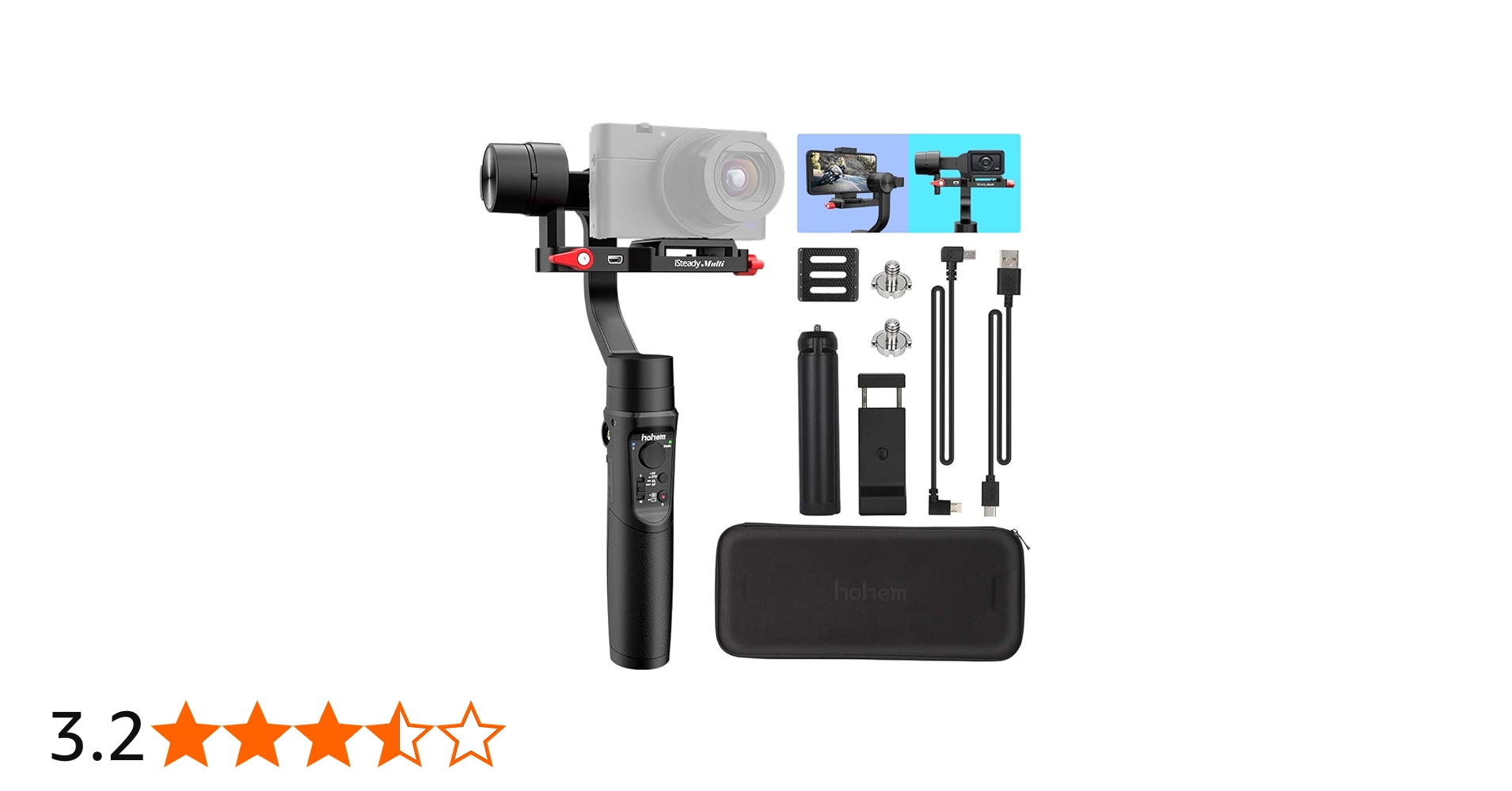Amazon | hohem iSteady Multi 3in1 統合 スタビライザー 手持ち