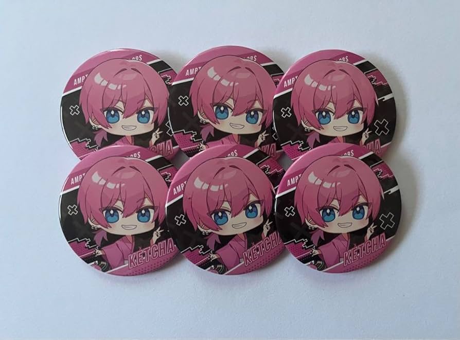 AMPTAK けちゃ 1st ファースト ライブ 缶バッジ デフォ 40個セット