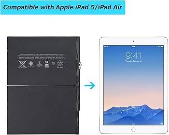 Amazon.com: Vvsialeek A1484 6712-6700 Battery Compatible with iPad