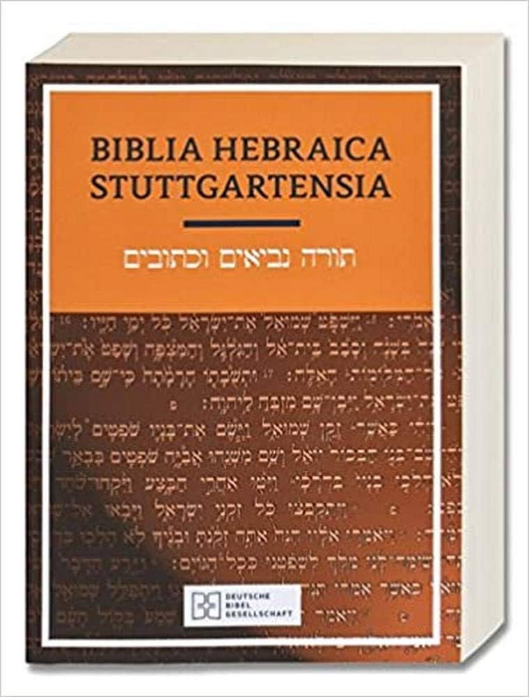 Amazon | Biblia Hebraica Stuttgartensia | SOCIETY, BIBLE | Reference