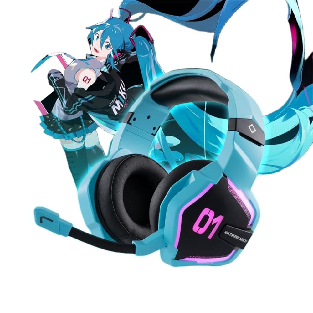 Amazon.co.jp: 初音ミク MIKU ゲーミングヘッドセット USB接続 7.1ch