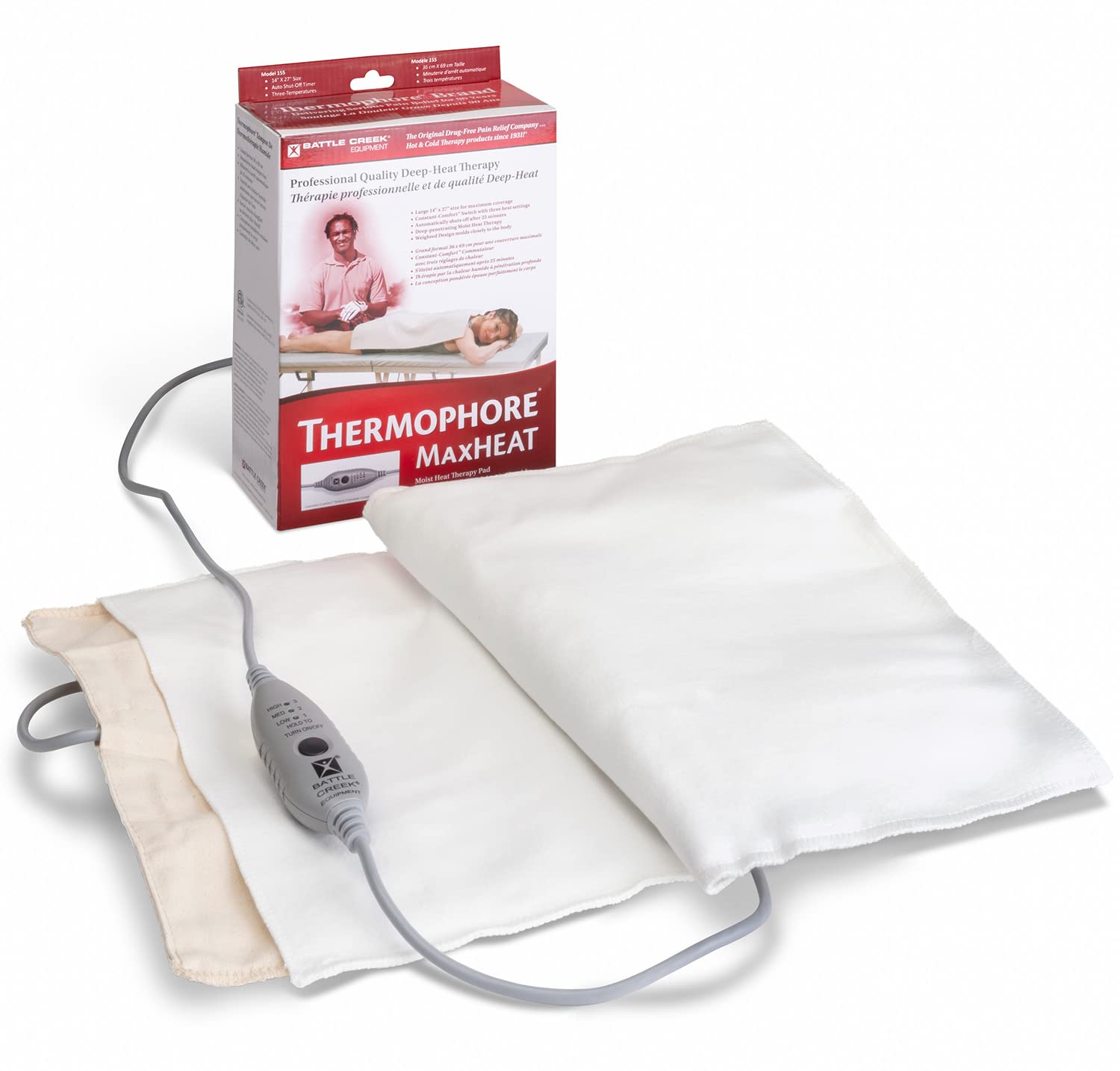 Amazon.com: Thermophore MaxHEAT Automatic Moist Heat Pack - Large