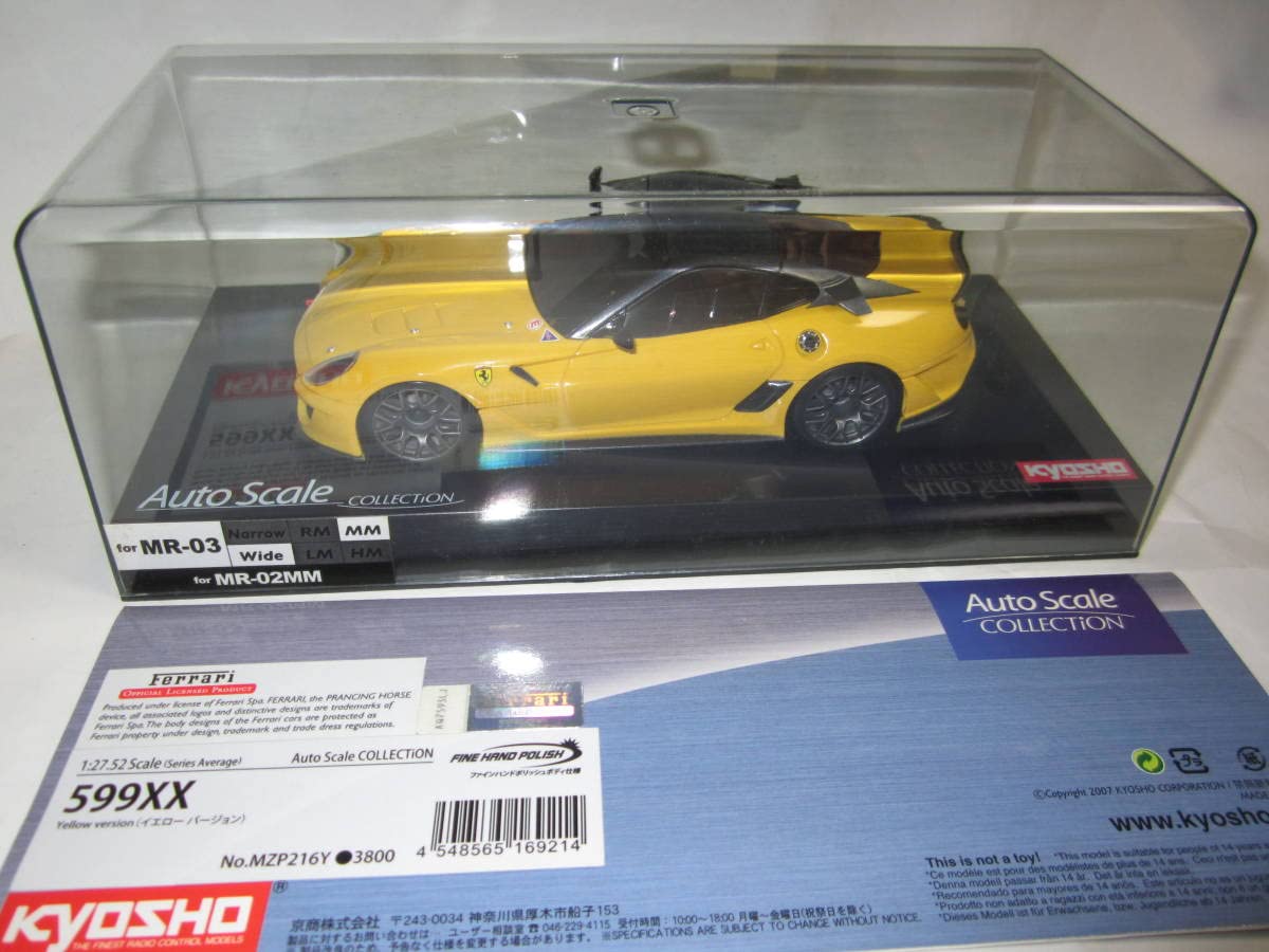 京商ミニッツボディ 599XX イエローバージョン 京商ミニッツボディ