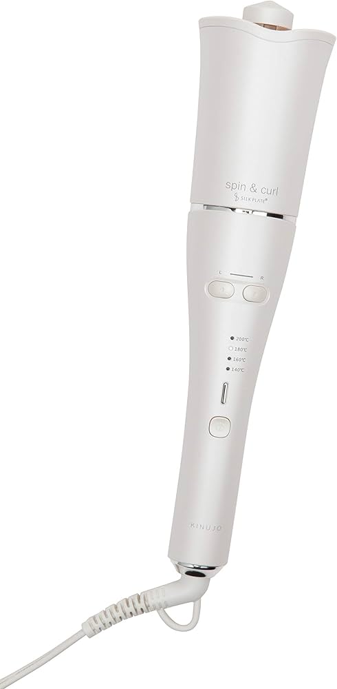 Amazon | 【海外対応・自動巻きヘアアイロン】spin & curl KINUJO