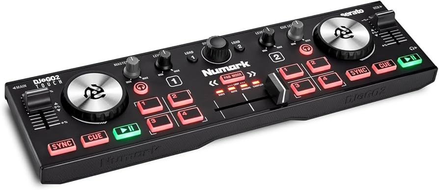 Amazon.com: Numark DJ2GO2 Touch Compact DJ Controller with 2 Decks