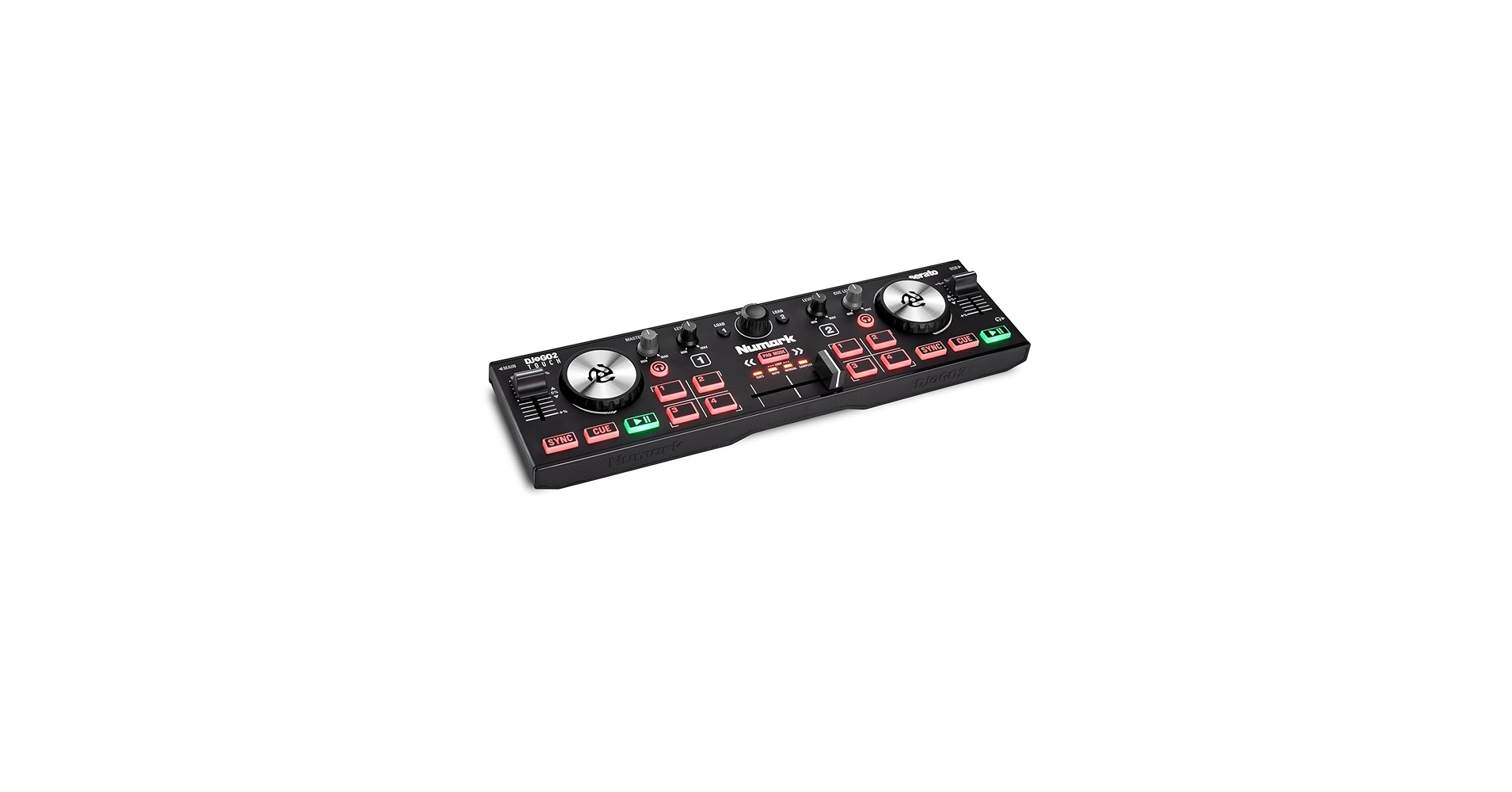 Amazon.com: Numark DJ2GO2 Touch Compact DJ Controller with 2 Decks