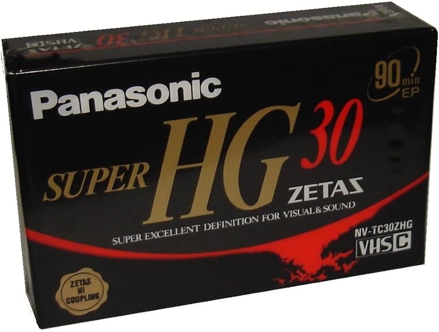 Amazon | Panasonic VHS-Cテープ ZETAS Super HG 30分 NV-TC30ZHG