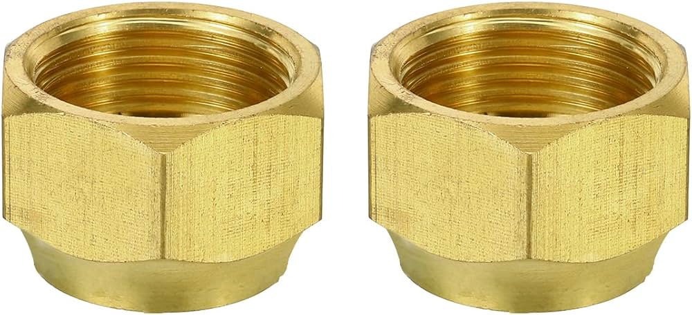 Amazon.co.jp: MECCANIXITY 真鍮フレアナット、3/4インチ フレアメス