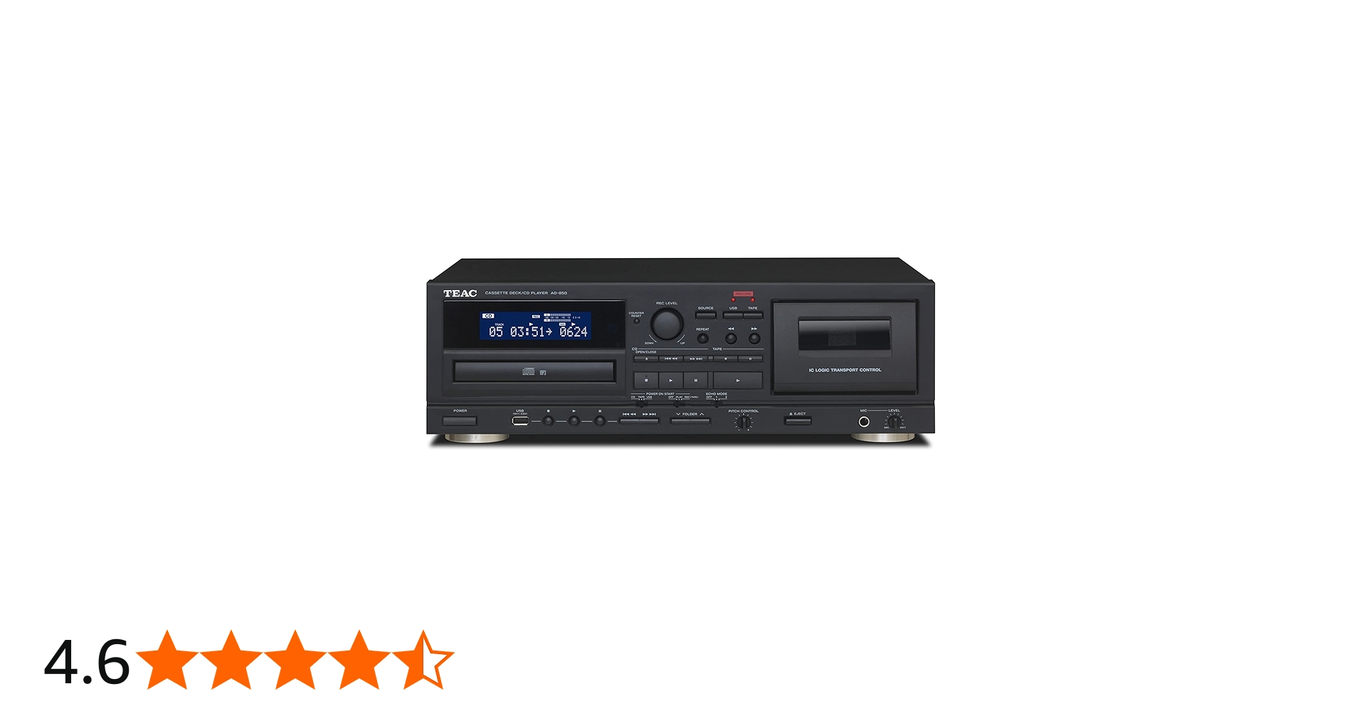 Amazon.co.jp: ティアック カセットデッキ CDプレーヤー AD-850 : 家電