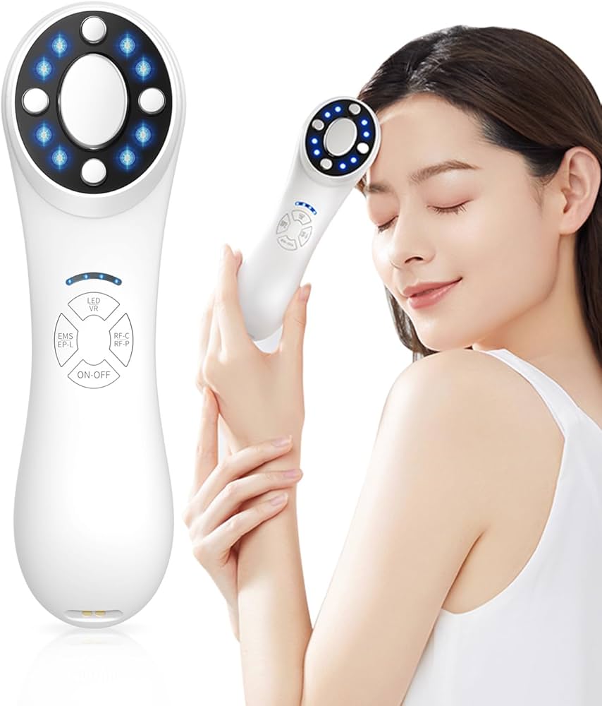 Amazon.co.jp: 美顔器 リフトアップ EMS RF美顔器 1台多役 イオン導出