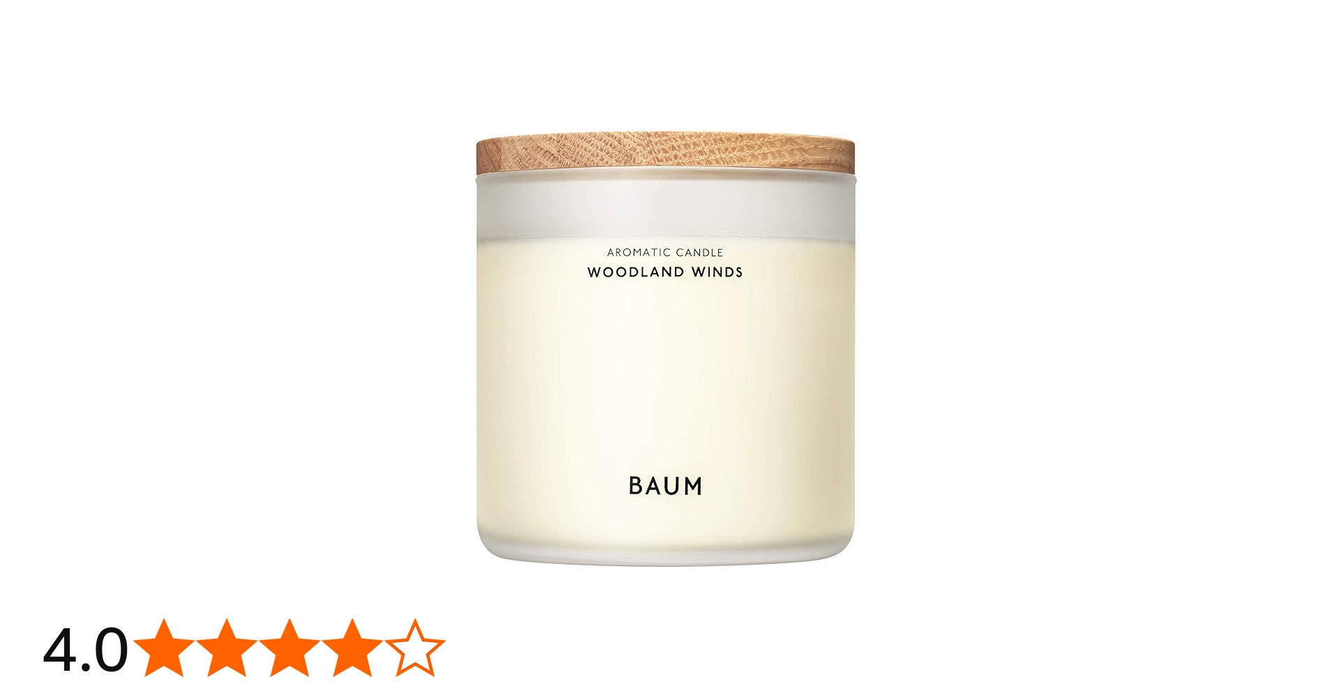 Amazon.co.jp: Baum(バウム) BAUM アロマティック キャンドル 1