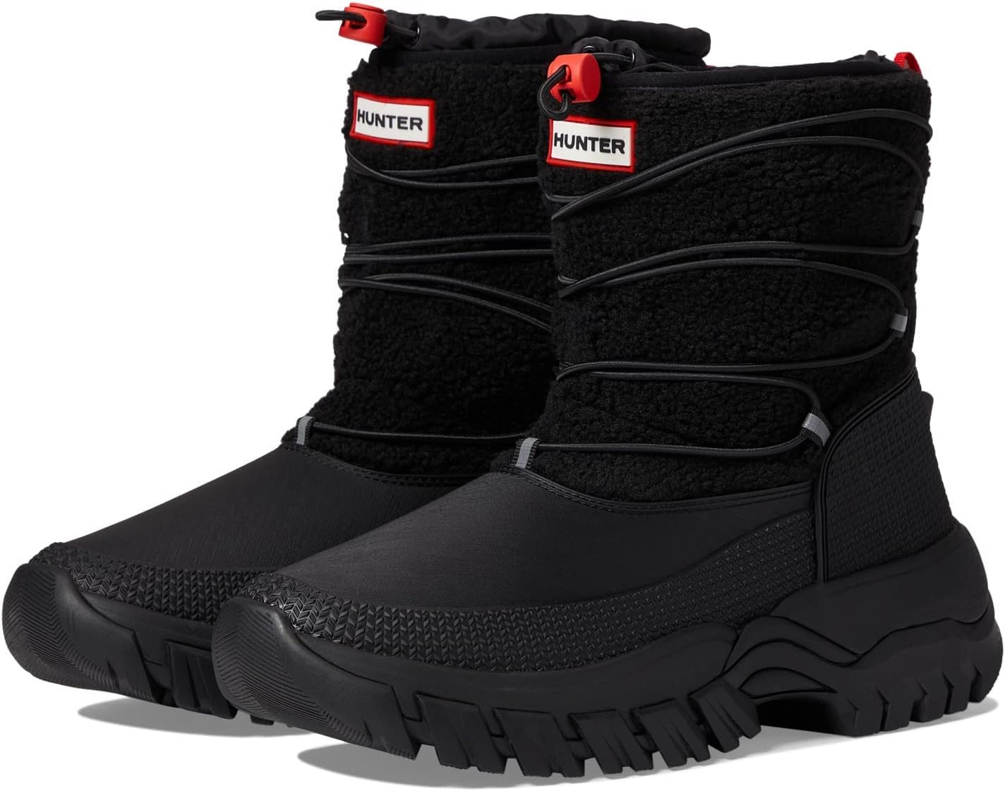 Hunter - Brandclub - Hunter Wanderer Short Sherpa Snow Boot for