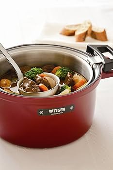 Amazon｜タイガー まほうなべ ブランルージュ 3L NFH-A300-RJ｜保温