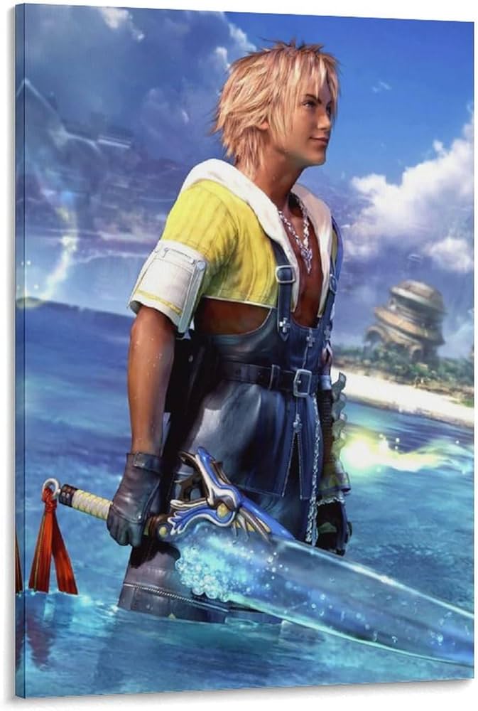 Amazon.co.jp: ファイナルファンタジーX ティーダ ポスター 1