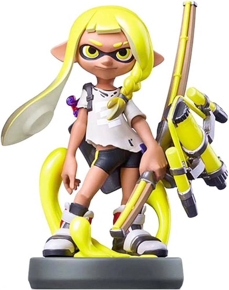 Amazon.co.jp: amiibo インクリング【イエロー】(スプラトゥーン
