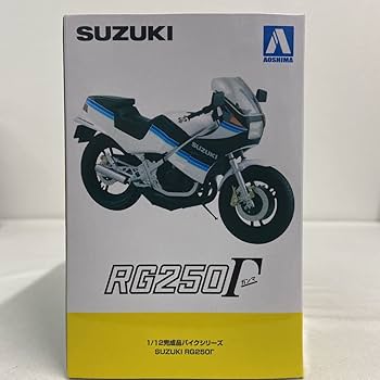 Amazon | アオシマ 1/12 SUZUKI RG250Γ ブルー×ホワイト スズキ ガンマ