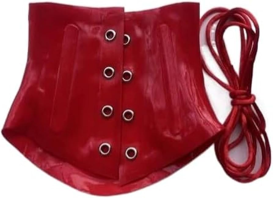 Amazon.co.jp: ユニセックス黒厚いラテックス襟ラバーネックコルセット