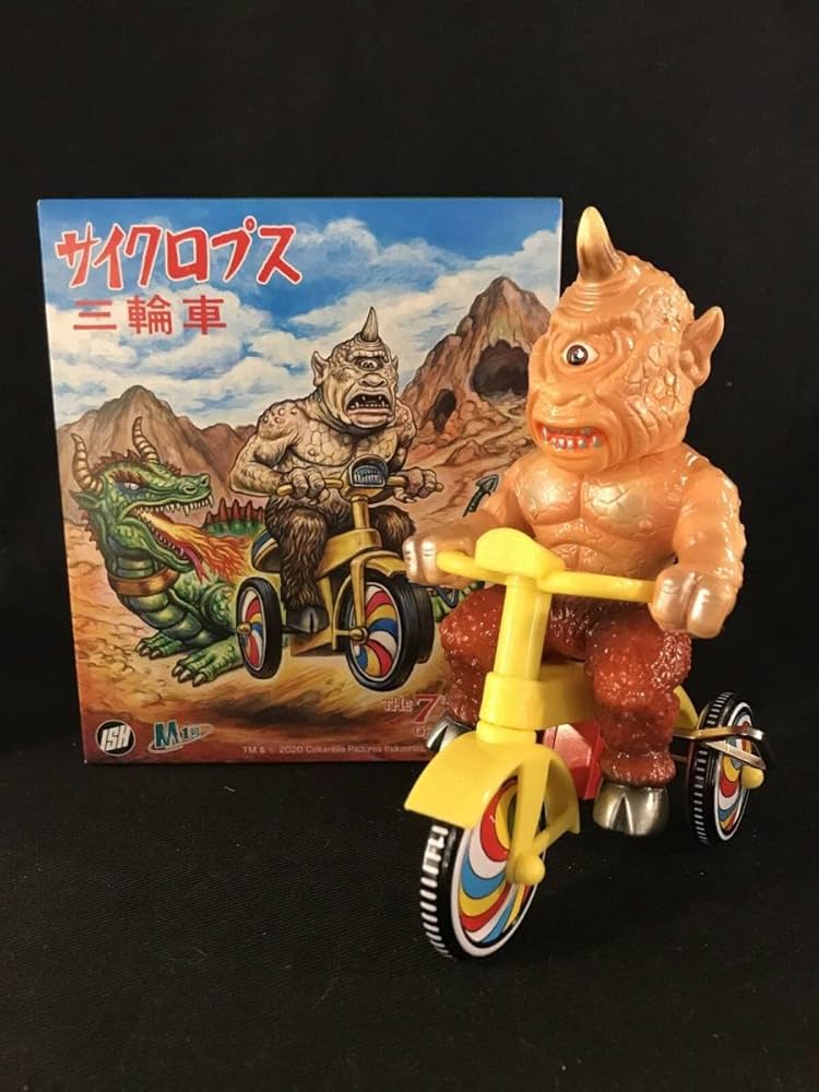 Amazon.co.jp: M1号 × ISH サイクロプス 三輪車 ソフビ フィギュア