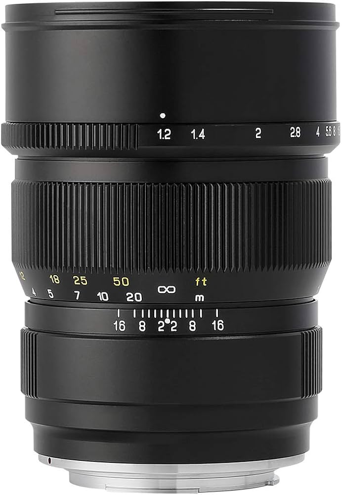 Amazon.co.jp: 中一光学 SPEEDMASTER 85mm F1.2 RFマウント EOS-R