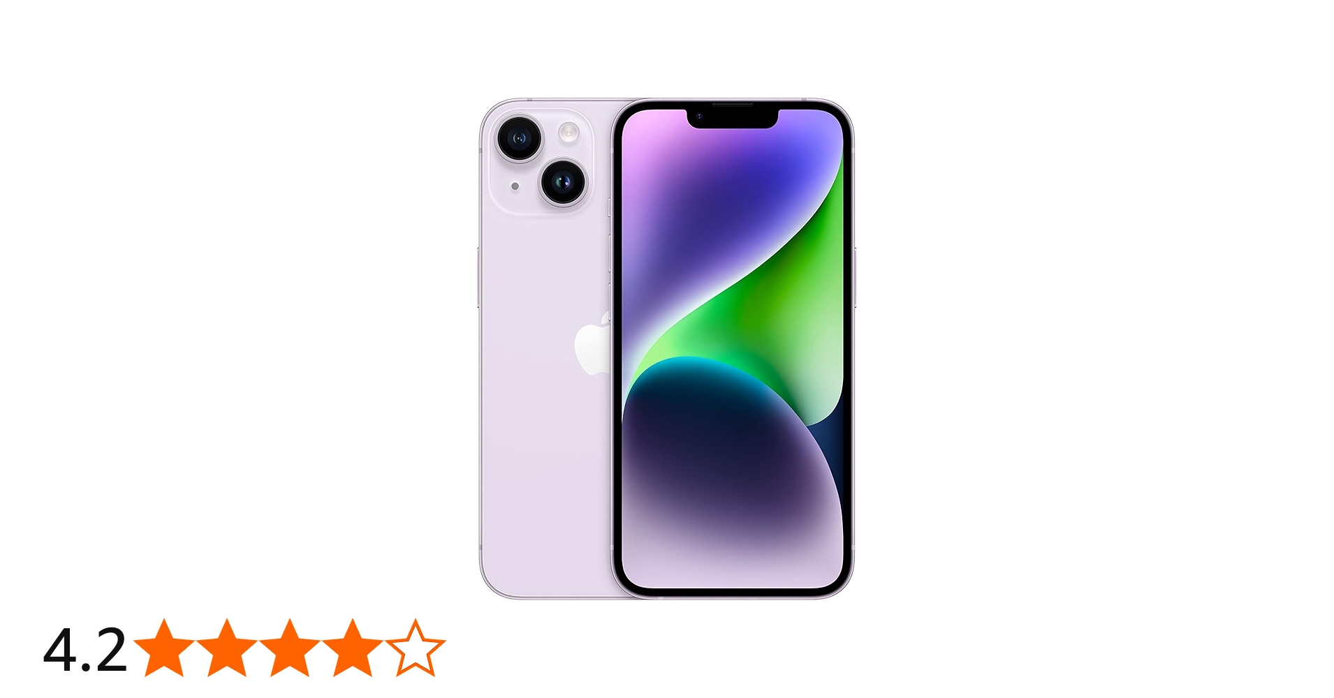 Apple iPhone 14 Plus, 256GB, Purple - Unlocked (Renewed) : Amazon