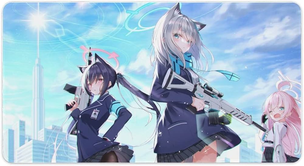 Amazon.co.jp：デスクマット キーボードパッド ブルーアーカイブ