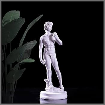 Amazon.co.jp: デビッド彫刻、ミケランジェロのダビデ像デスクトップ像
