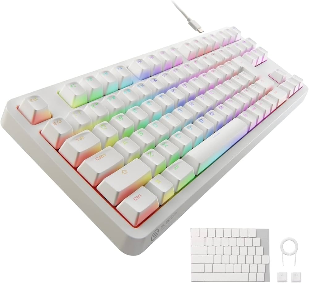 Amazon.co.jp: エレコム ゲーミングキーボード V-custom VK310S 有線