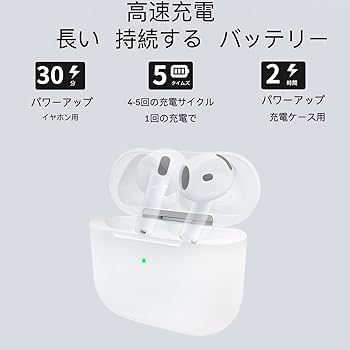 Amazon | AirPods第4世代と互換性のあるワイヤレス充電ケース、USB-C