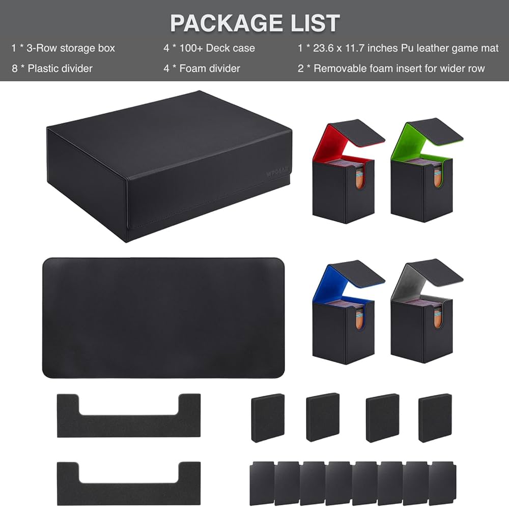 Amazon.co.jp: WPGEAR トレーディングカード用デッキケースセット 合計