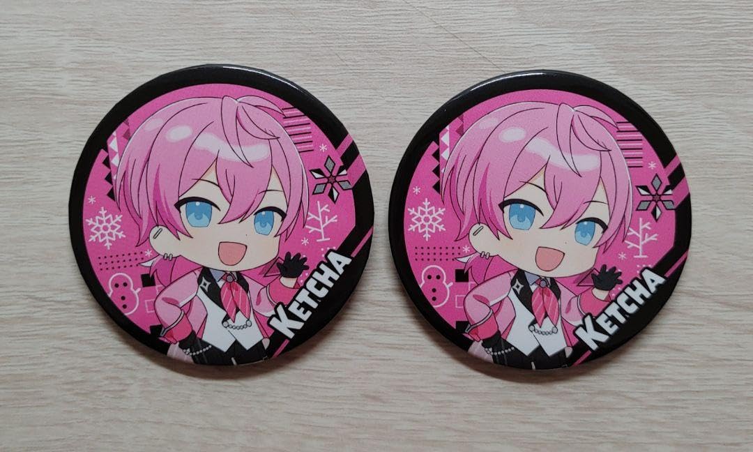 Amazon.co.jp: アンプタックカラーズ amptak×colors けちゃ 缶バッジ