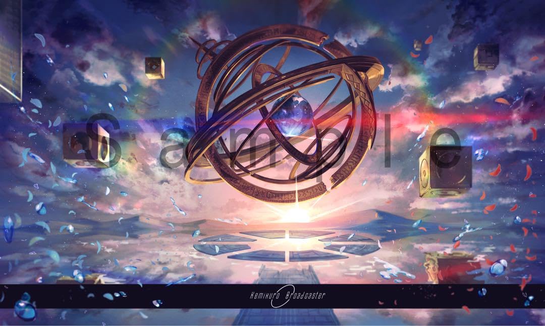 Amazon.co.jp: TCG けみくろ 放送局 プレイマット デュエマ サプライ