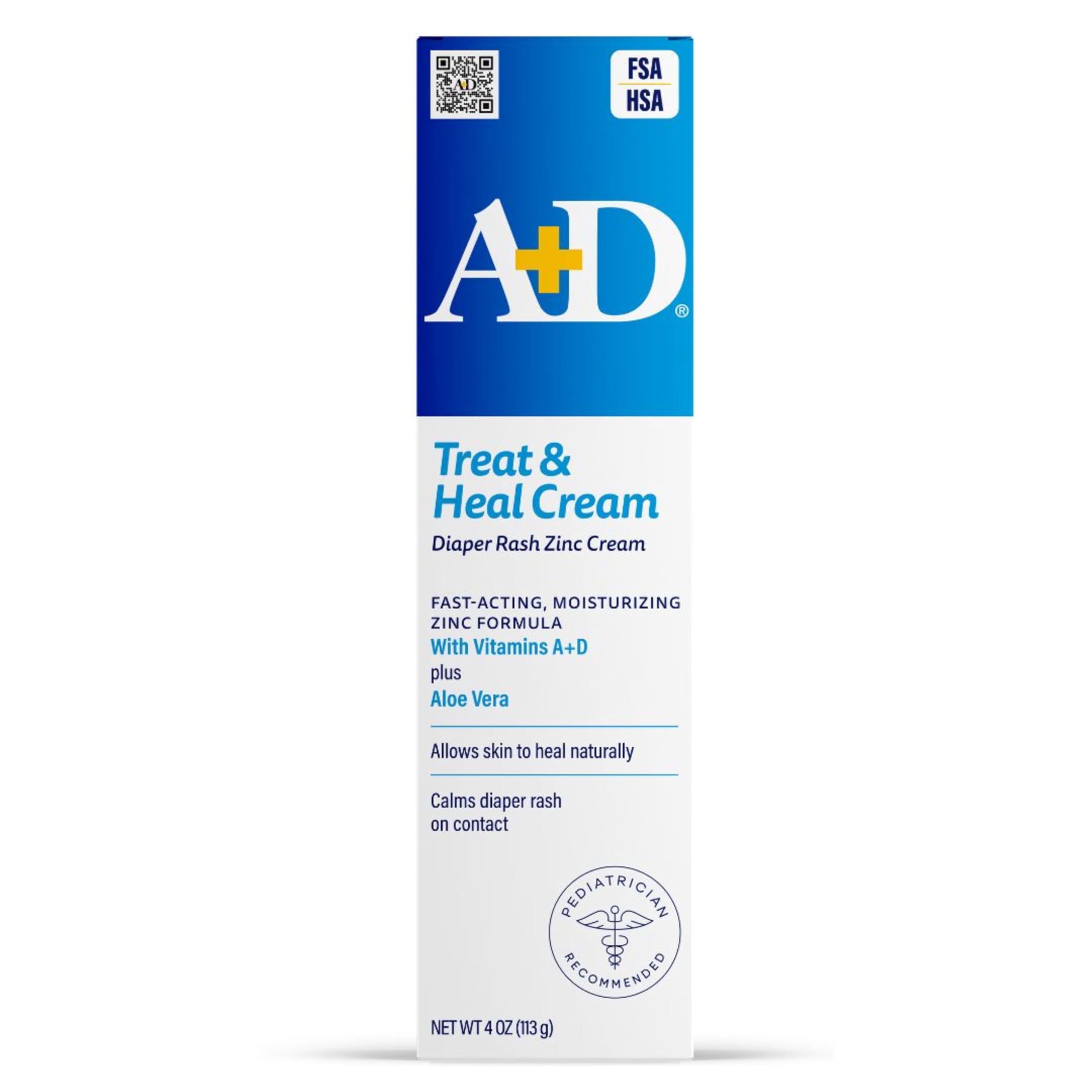 Amazon.com: A+D Zinc Oxide Diaper Rash Treatment Cream