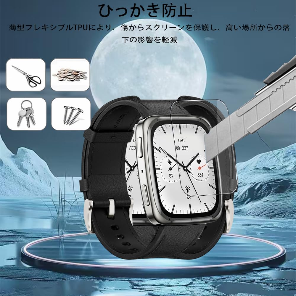 Amazon.co.jp: 【2025新登場】(4枚入り)For Amazfit Active 2 Square