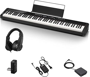Amazon | CASIO カシオ 電子ピアノ Privia 多機能タイプ 88鍵盤 スリム