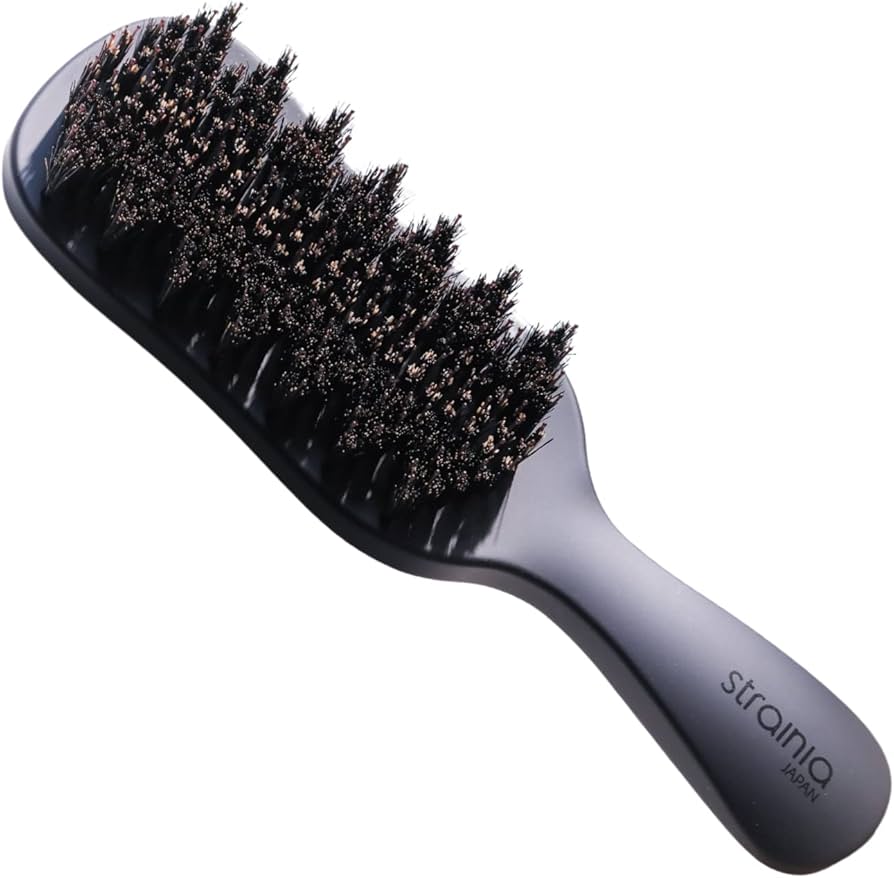 Amazon | [strainia] ストレーニア ケアストレートブラシ 豚毛 猪毛